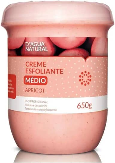 D'AGUA NATURAL Creme Esfoliante Apricot Média Abrasão D'Agua Natural 650 G