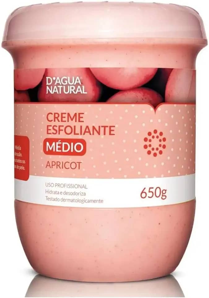 D'AGUA NATURAL Creme Esfoliante Apricot Média Abrasão D'Agua Natural 650 G