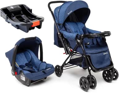 Travel System Cosco Kids, Reverse Trio, Azul Rajado