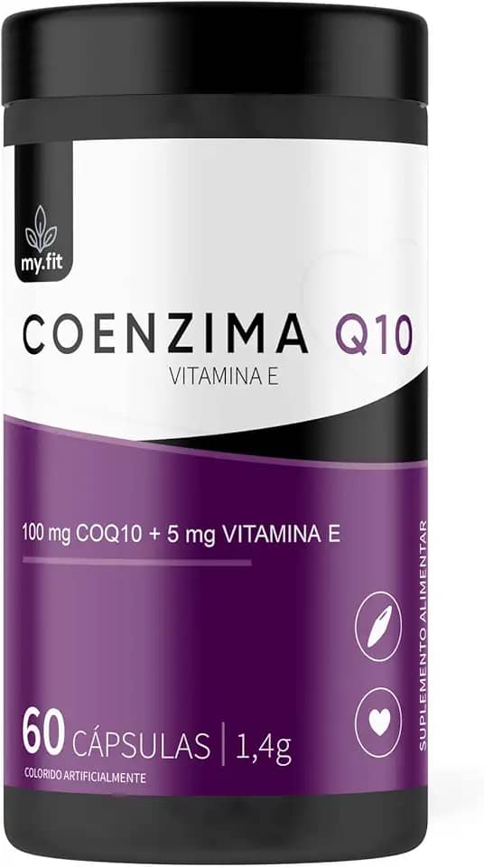 Coenzima Q10 (Coq-10) 100mg por Softgel (60 Doses) - Fórmula Premium com Vitamina E