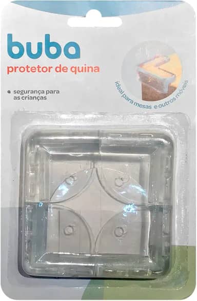 Buba Protetor De Quina 4 Unidades Branco