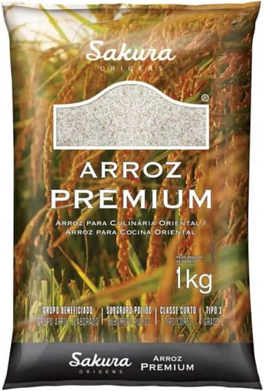 Arroz Japonês Koshihikari Premium Sakura 1Kg