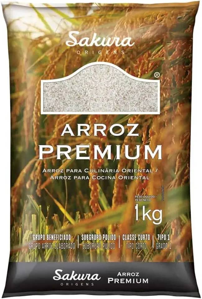 Arroz Japonês Koshihikari Premium Sakura 1Kg
