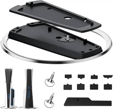 Suporte Vertical para PS5 Pro, Slim e Digital/Disco - Base Antiderrapante, Design Antiponta, Parafuso Seguro, Acessórios Compatíveis Com Modelos PlayStation 5