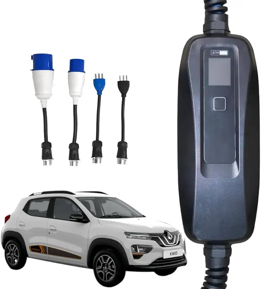 Carregador Portátil para Carro Renault Kwid E-Tech - 7.2 kW T2 ATM Ultraflex