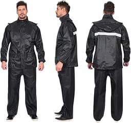 Capa Chuva Pvc Motoqueiro Motoboy C/Capuz Motociclista Bike