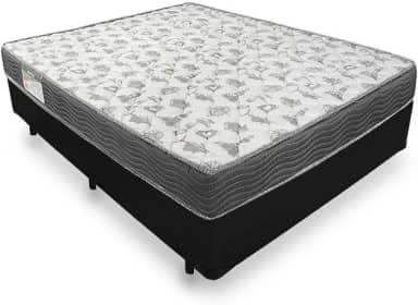 Cama Box Casal + Colchão De Espuma D33 - Ortobom - Iso 100 138x188x53cm