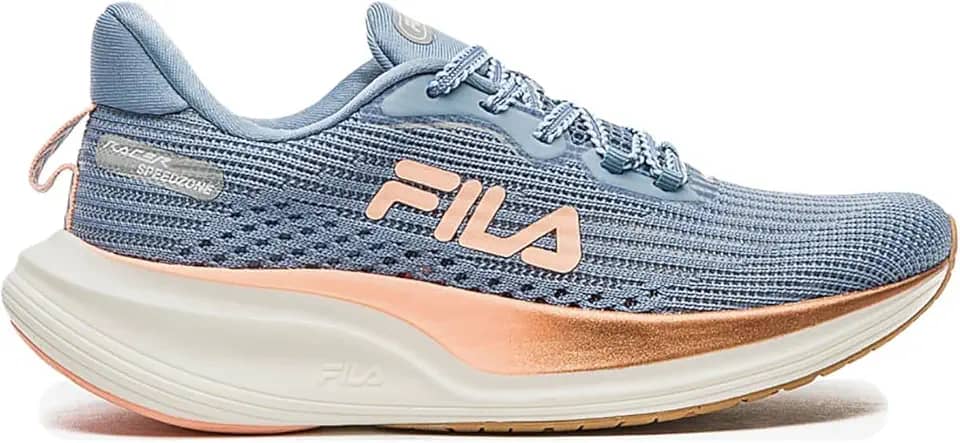 Tênis Fila Racer Speedzone Feminino Branco e Prata