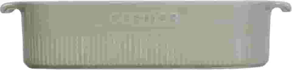 Germer, Travessa retangular em porcelana, modelo assar ou servir, refratária, 1700 ml, Verde Chá