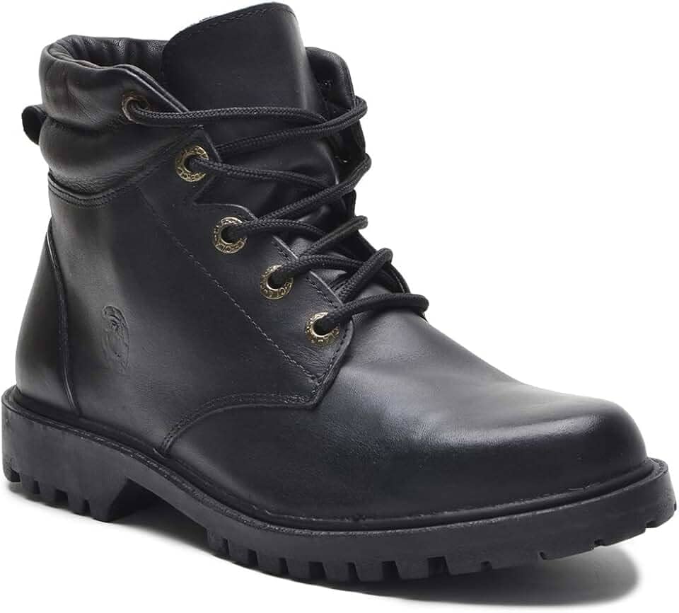 Bota Coturno Adventure Botina Casual Couro Legitimo 33 Ao 48