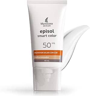 Protetor Solar Episol Uniformizador Smart Color Fps 50 – 40g – Cobertura Alta e Proteção UVA/UVB – Uniformiza o Tom e Disfarça Imperfeições – Mantecorp