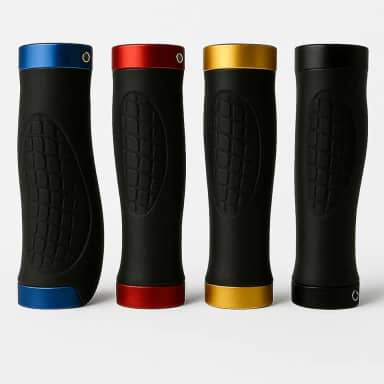 Par de Manoplas Ergonômicas para Guidão de Bicicleta MTB Speed com Trava – Conforto Antiderrapante, Estabilidade e Controle em Trilhas, Estradas, Passeios e Ciclismo Urbano Durável Bmx Bike