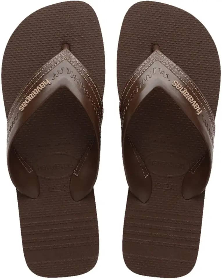 Chinelo Havaianas Hybrid BE Tira Larga Sola Reforçada Dia a dia Casual Moda (CAFE/CAFE, BR, Adulto, Faixa Numérico, 41, 42)