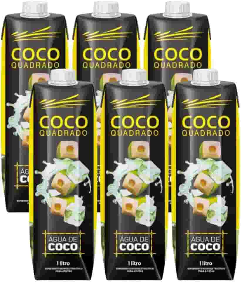 Água de Coco Quadrado 6unx1L Tradicional