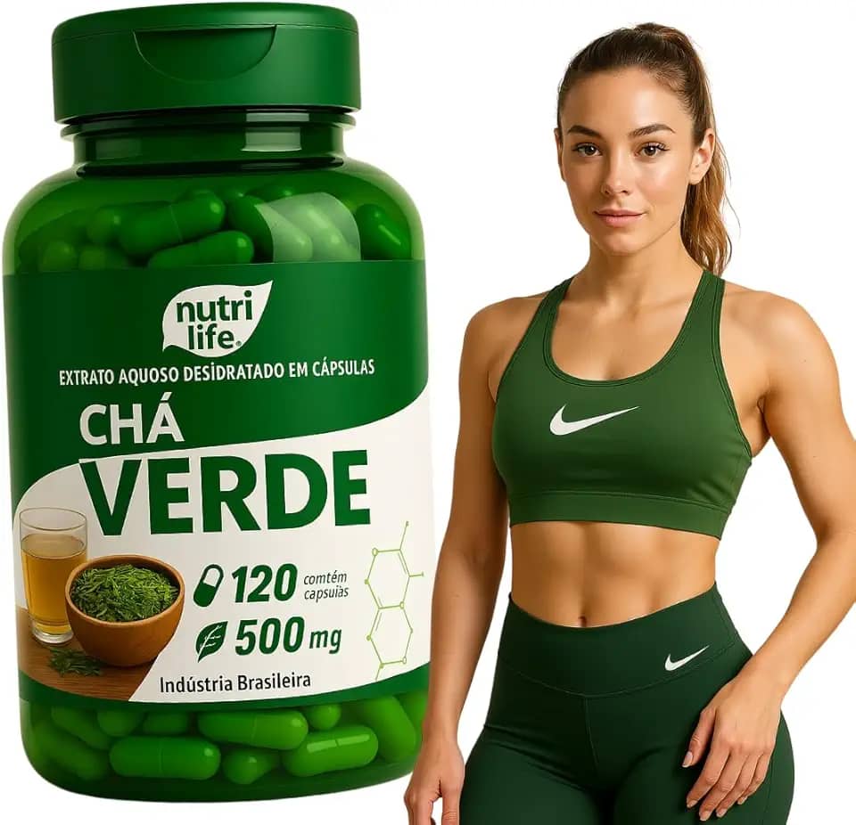 Chá Verde -120 capsulas 500Mg