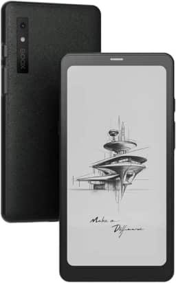 Leitor de eBooks BOOX Palma Mobile ePaper 6G 128G G-Sensor, luz frontal, câmera traseira 16MP (Preto)