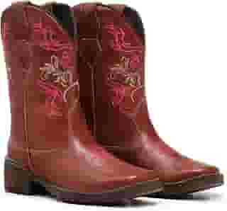 Bota Botina Texana Feminina Cano Longo Country