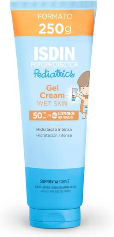 ISDIN Protetor Solar Corporal Infantil Gel Cream Pediatrics FPS 50-250g