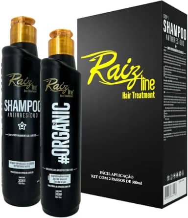 Kit Progressiva Alisamento Semi-Definitivo Orgânico Raiz Line - 300ml