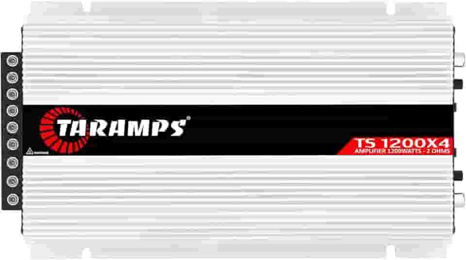 Módulo Taramps TS 1200X4 2 Ohms 1200x4 RMS 4 Canais Amplificador Som Automotivo