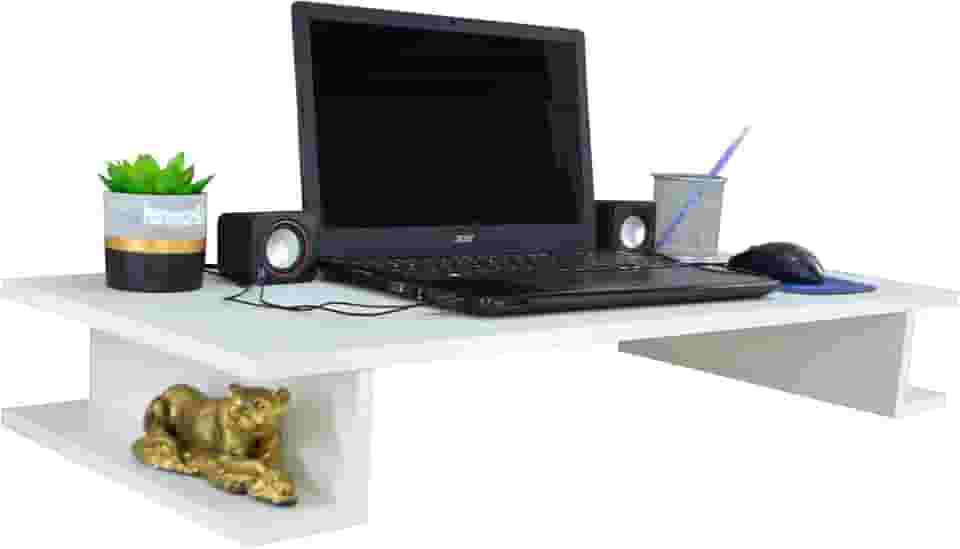 Mesa Escrivaninha de Estudos Suspensa Escritório Notebook Home Office 90cm