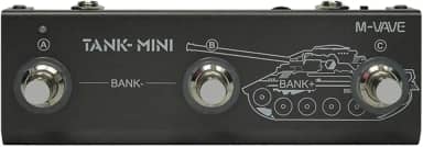 M-VAVE TANK MINI Pedal Multiefeitos para Guitarra/Baixo com 21 Presets, Bluetooth, Bateria Recarregável 7h, Interface Áudio USB, Modelador de Amp e Cab IR - Efeitos Profissionais Portátil