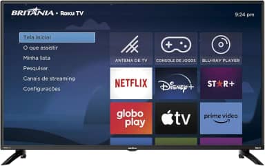 Smart TV 42' Britânia Roku TV Dolby Audio BTV42G6FR2CP