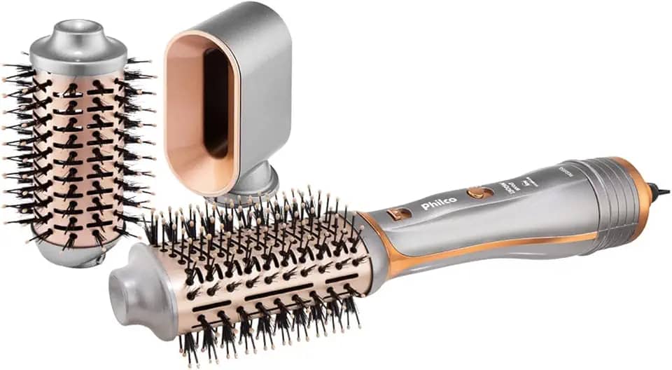 Escova Secadora Philco PES19SG 3 acessórios 1300W