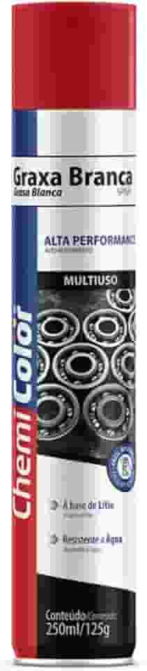 Graxa Branca Spray Lítio Chemicolor 250ml
