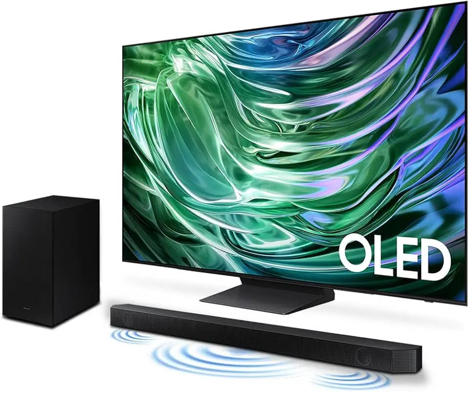 Samsung AI TV 55" OLED 4K 55S90D 2024 + Soundbar HW-Q600C Combo