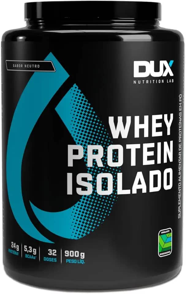 Whey Protein Isolado Sabor Neutro (sem sabor) Dux - 900g