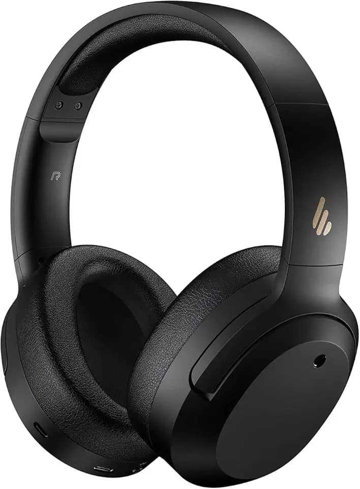 Edifier FONE de Ouvido Com Cancelamento de Ruído W820NB Bluetooth 5.0 OVER-EAR - PRETO Pequeno, W820NB BK