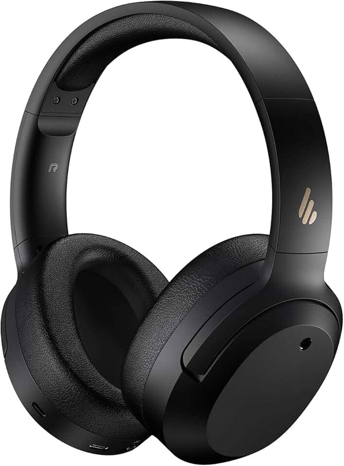 Edifier FONE de Ouvido Com Cancelamento de Ruído W820NB Bluetooth 5.0 OVER-EAR - PRETO Pequeno, W820NB BK