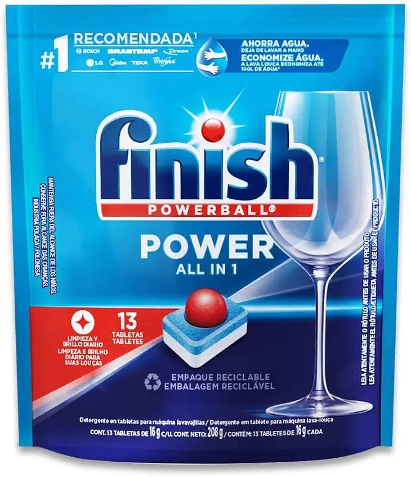 Finish Detergente para Lava Louças em Tablete 13 unidades