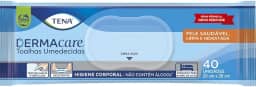 Tena Slip Dermacare, Toalha Umedecida para Banho de Leito, 40 unidades