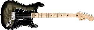 Guitarra elétrica Squier Affinity Series Stratocaster FMT, Black Burst, Maple Fingerboard