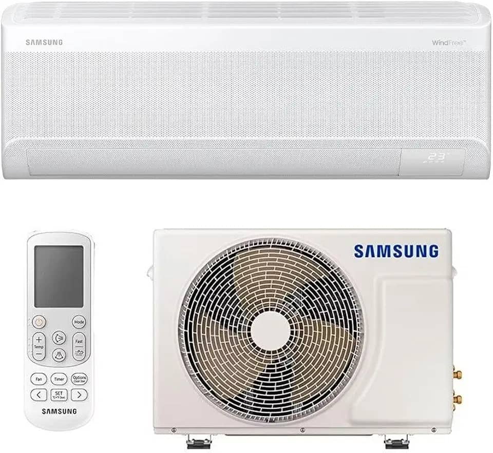 Ar Condicionado Split Hi Wall Samsung PowerVolt AI Inverter 12.000 Btus Frio Bivolt R-32