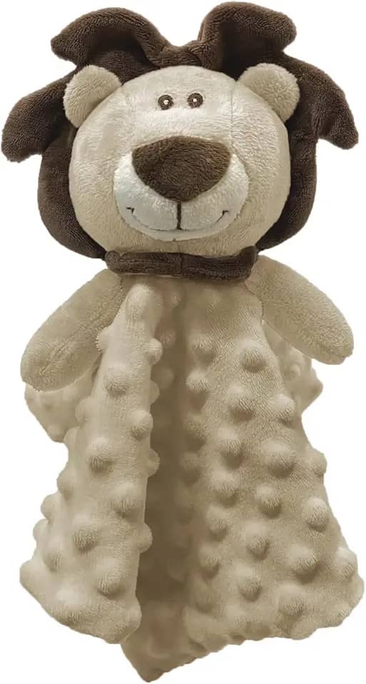 Naninha Laço Bebê Minha Primeira Naninha (Leão Bege)