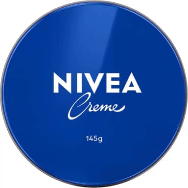 NIVEA Creme Lata - Hidratação profunda para as áreas mais ressecadas como cotovelo, calcanhar, joelho, mãos e pés, também protege do frio e cuida da pele tatuada - 145g