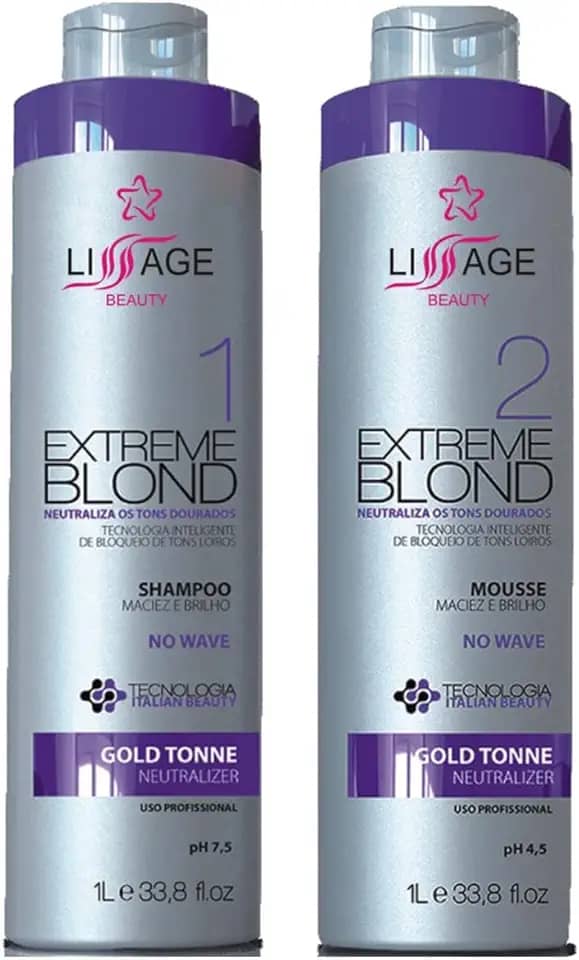 Kit Progressiva Para Loiras Premium Escova Orgânica Nano Fit