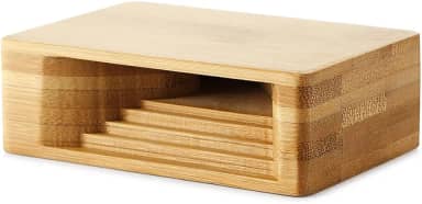 Suporte de Celular Bambu Amplificador Som Físico Compatível com Smartphones Android