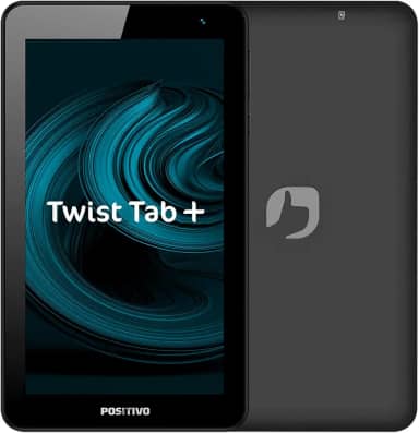 Tablet Positivo Twist Tab+ 2GB RAM 64GB, Tela 7' LCD Android 11 Go Bateria 3100mAh - Preto