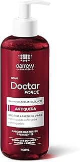 Darrow Doctar Force Shampoo Dermatológico Antiqueda com Complexo Bioforce, Biotina e Cafeína para Cabelos Mais Fortes e resistentes. Eficácia a partir do 1° mês: antiqueda reforçada e antiquebra, 400ml