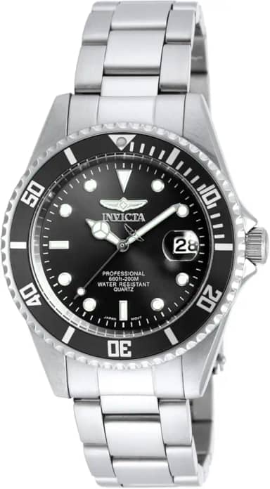 Relógio masculino 8932OB Pro Diver mostrador analógico quartzo prata, Aço inoxidável, 8932OB