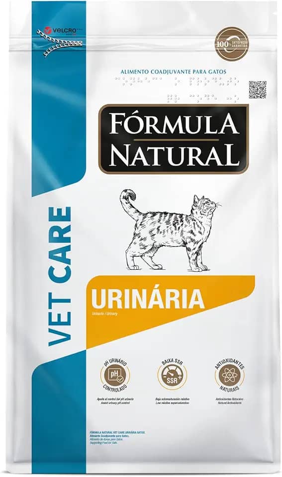 Ração Para Gatos Vet Care Urinária 1,5kg Fórmula Natural