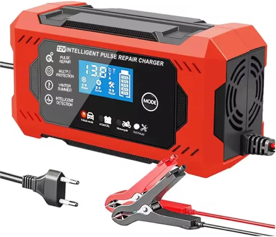 Carregador de bateria 12v inteligente carro moto - Bivolt