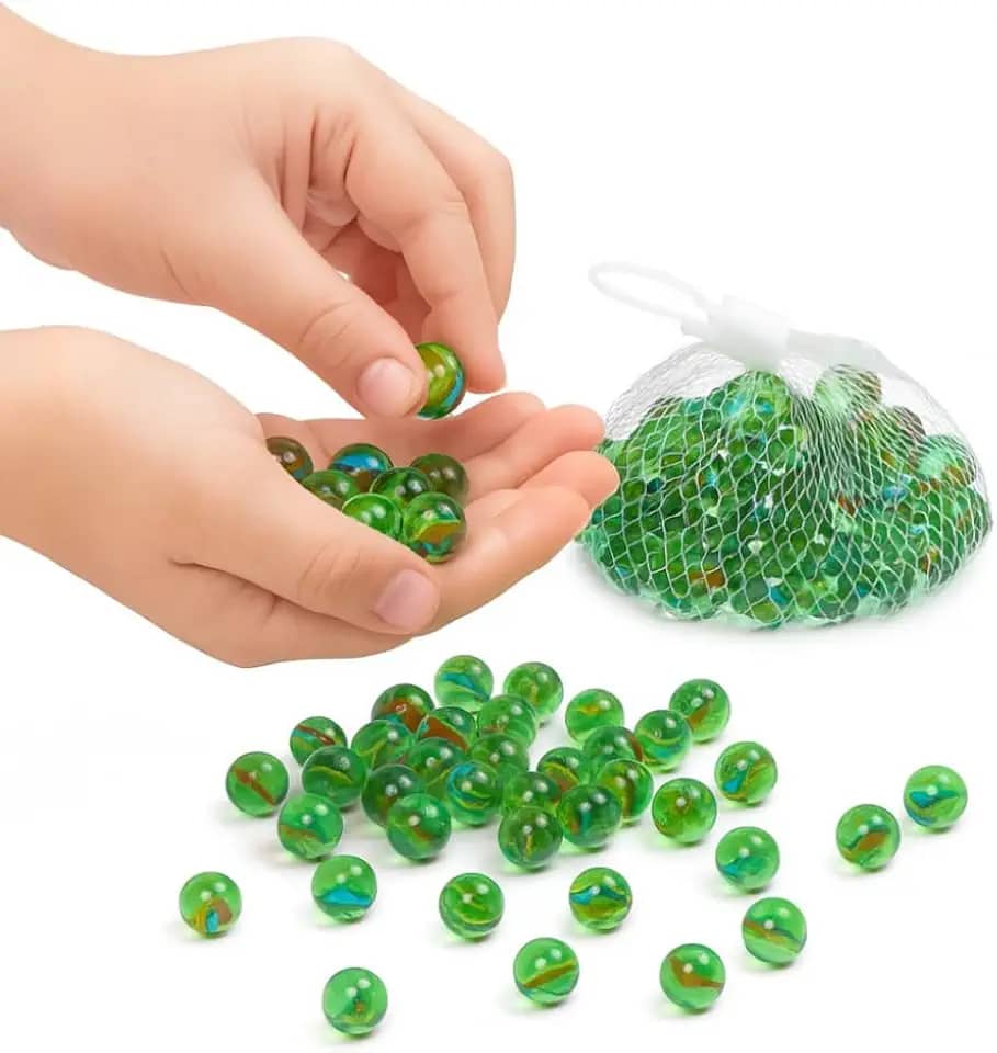 Kit 40 Bolinhas de Gude – Jogo Infantil e Terapia para Massagem e Relaxamento