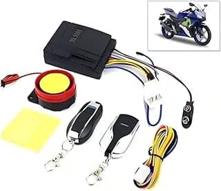 FINYQBET Alarme contra roubo de motocicleta com controle remoto - 125 dB, À prova d'água, com 2 controles remotos, Ideal para motociclistas que buscam proteção antifurto avançada