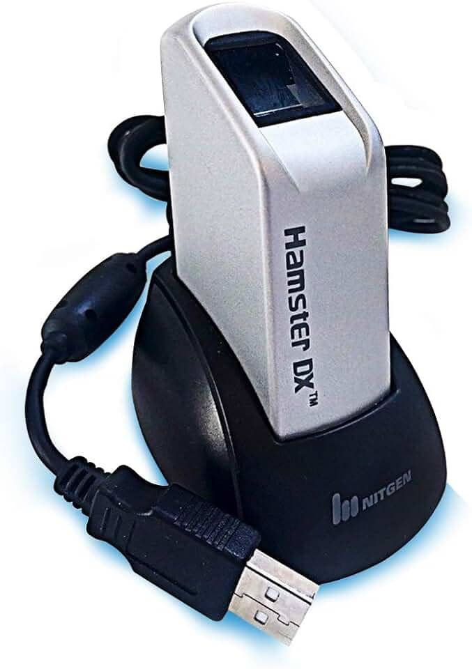 Topaz Leitor Biométrico Fingkey Hamster DX Nitgen, 220 Volts, UBS