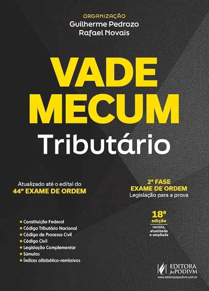 Vade Mecum Tributario 44 Exame De Ordem - 18 Edição 2025 Juspodivm